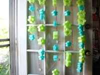 Craftzine Pool Noodle Spring Curtain